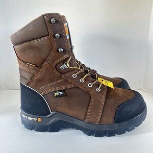 Carhartt Men's Work Boots Waterproof Composite Toe Rugged Flex 8” Sz 13 Wide NEW